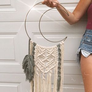 Macramé Moon Wall Hanging